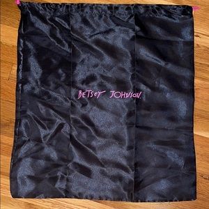 Authentic Large Betsey Johnson Dust Bag